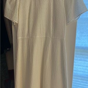 J. Crew Cream Eyelet Maxi Dress